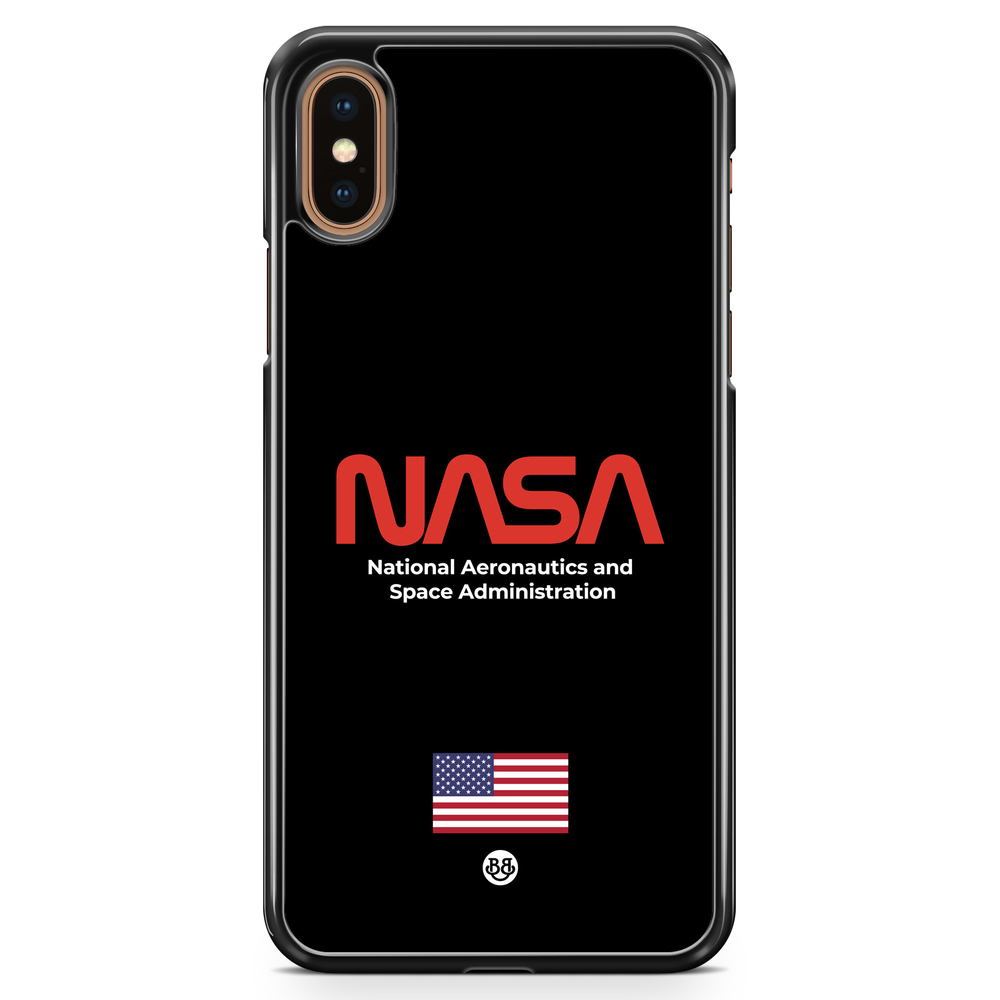 iPhone XS Max Case - NASA Worm Black