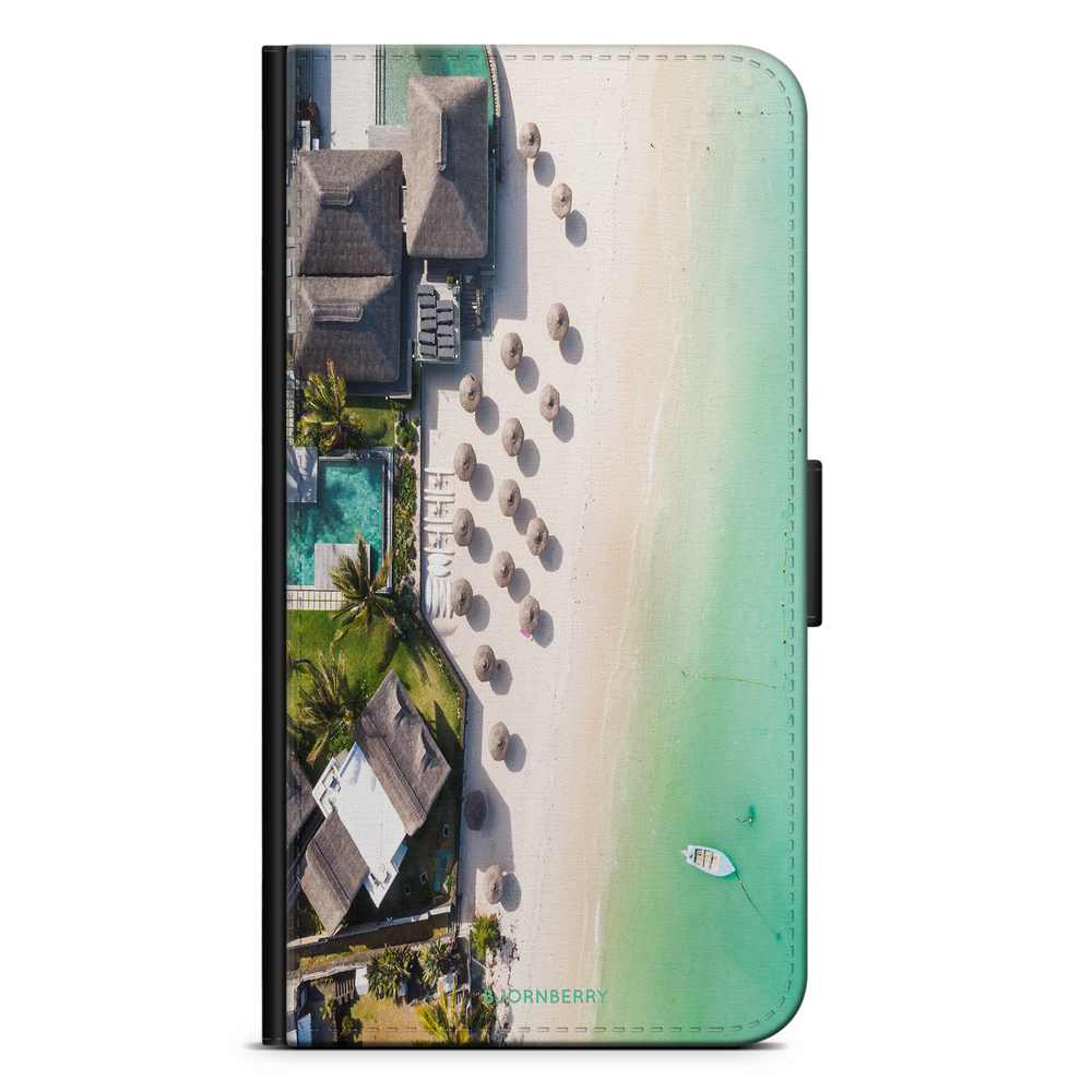 iPhone 8 / iPhone SE (2022/2020) Plånboksfodral - Tropisk Strand | Mobilskal & Mobilfodral BJORNBERRY