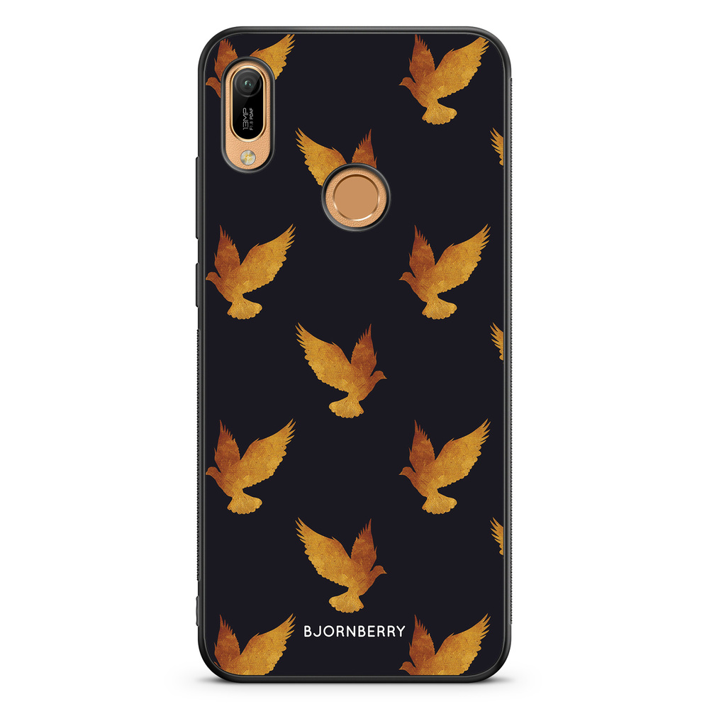Huawei Y6 2019 Case - Golden Doves