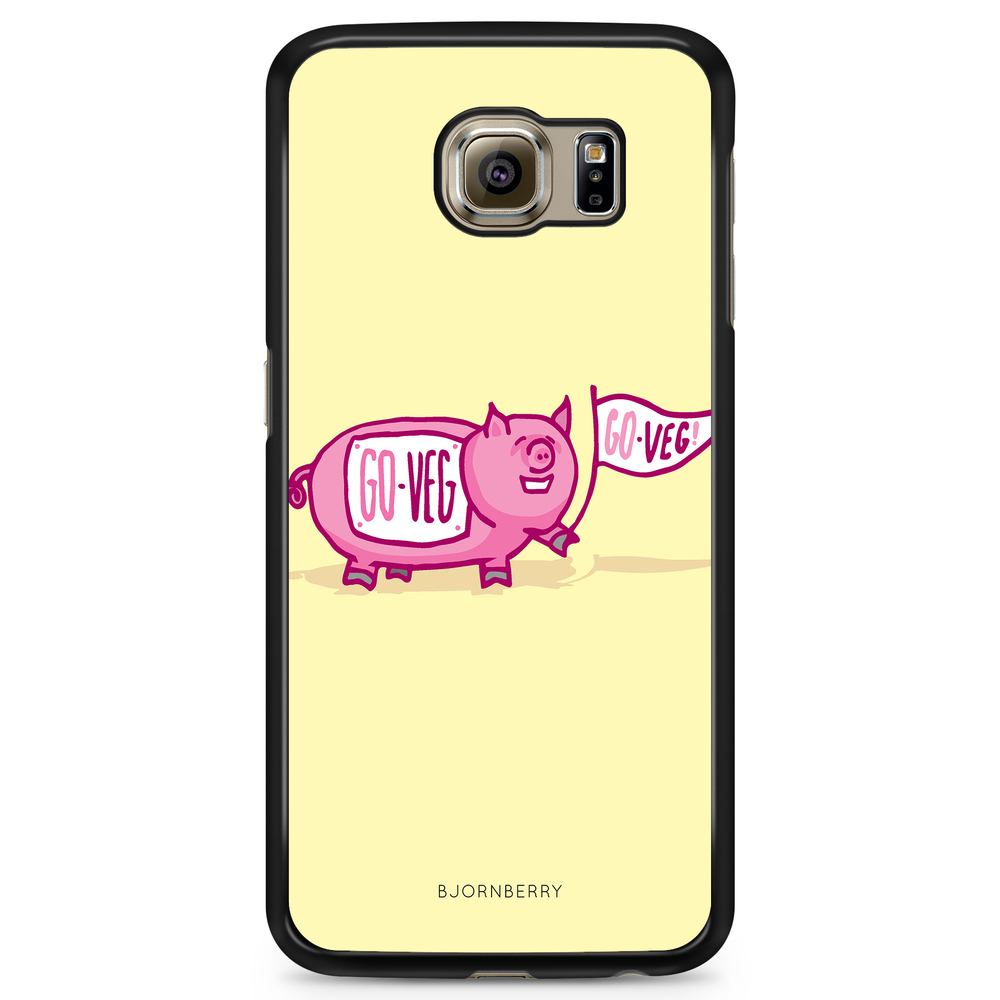 Samsung Galaxy S6 Edge Case - Pink Pig