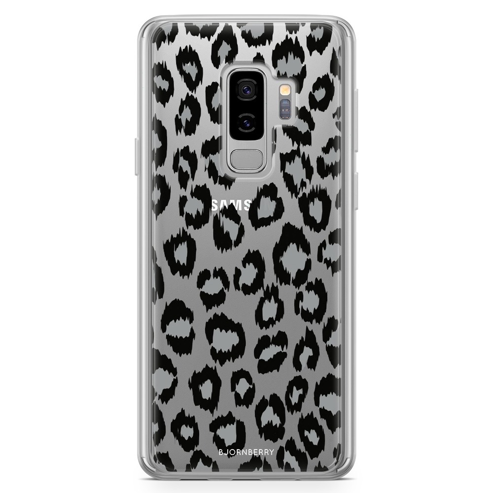 Samsung Galaxy S9 Plus Fashion Case - Gray Leopard