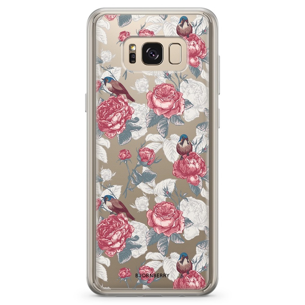 Samsung Galaxy S8 Plus Fashion Case - Roses and Birds