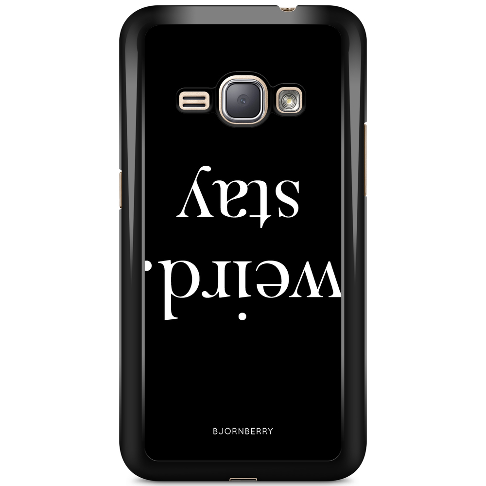Samsung Galaxy J1 (2016) Case - STAY WEIRD White