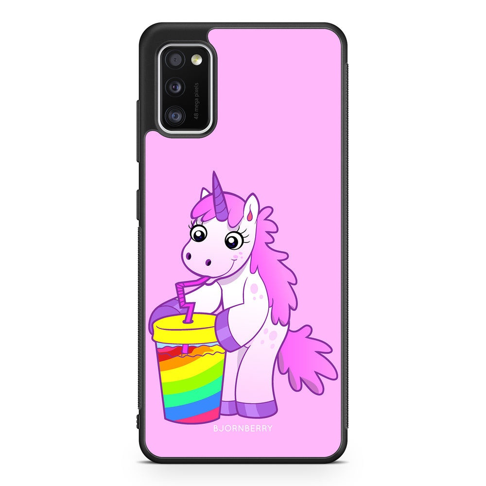 Samsung Galaxy A41 Case - Drinking Unicorn