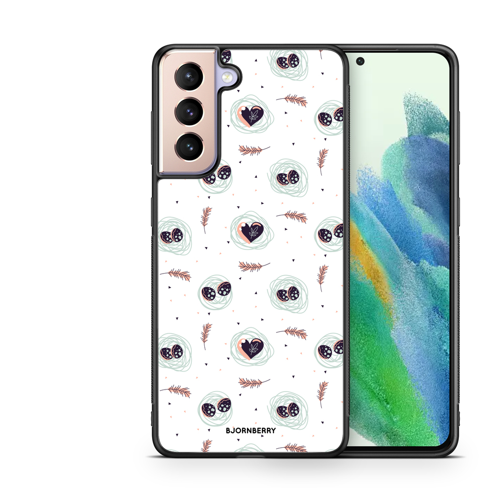 Samsung Galaxy S21 FE 5G Case - Eggs and Hearts