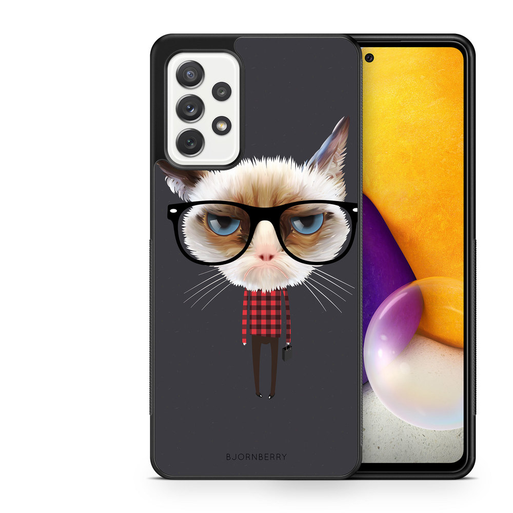 Samsung Galaxy A52/A52s 5G Case - Hipster Cat