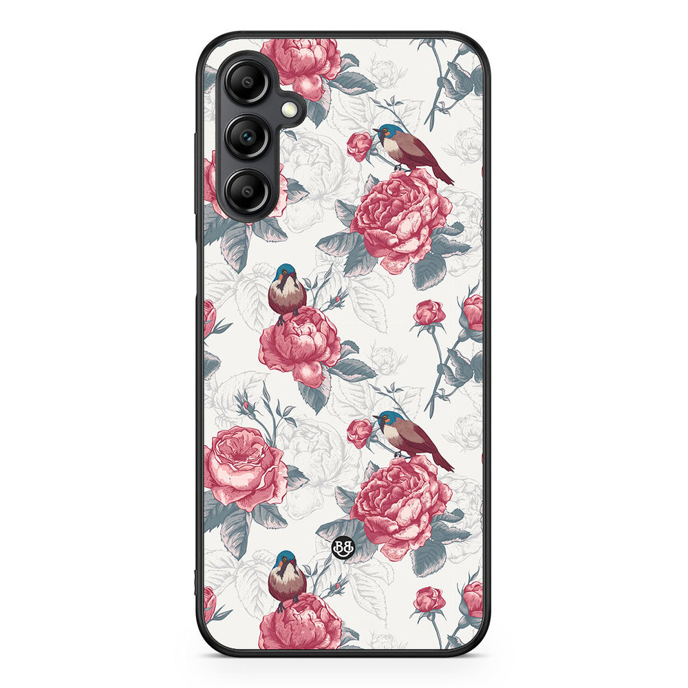 Samsung Galaxy A14 4G/5G Case - Roses and Birds