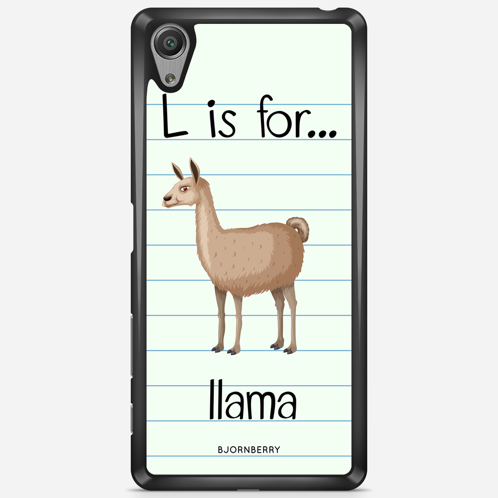 Sony Xperia X Performance Case - L Is For Llama