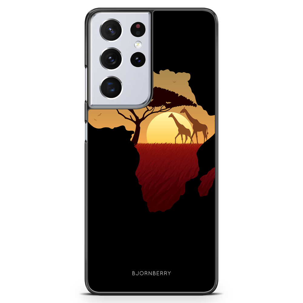 Samsung Galaxy S21 Ultra Case - Africa Black