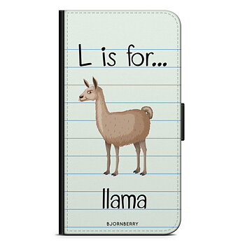 Huawei P8 Lite Wallet Case - L Is For Llama