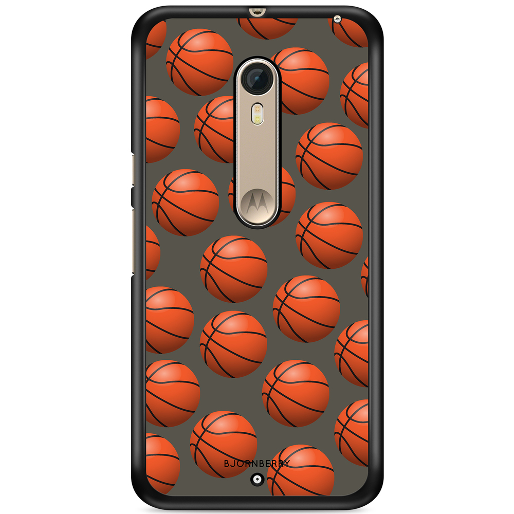 Moto X Style Case - Basketballs Pattern