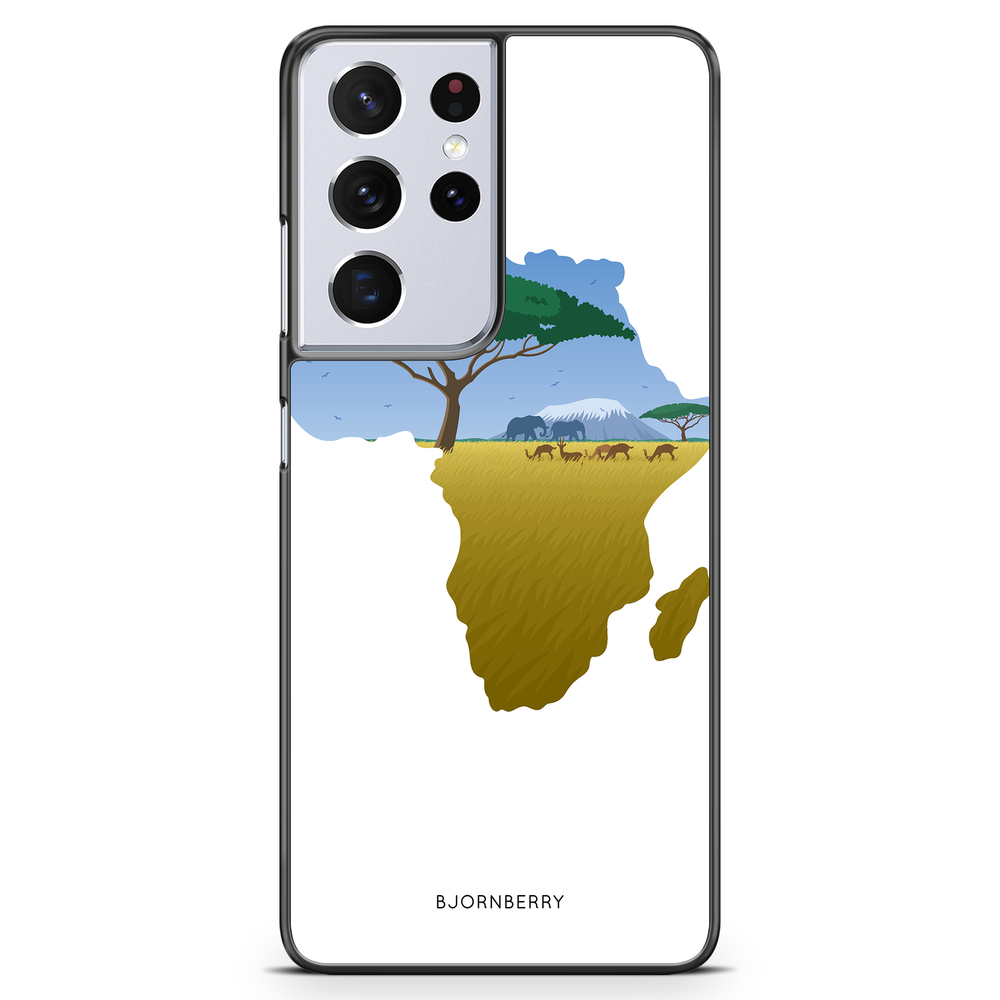 Samsung Galaxy S21 Ultra Case - Africa White
