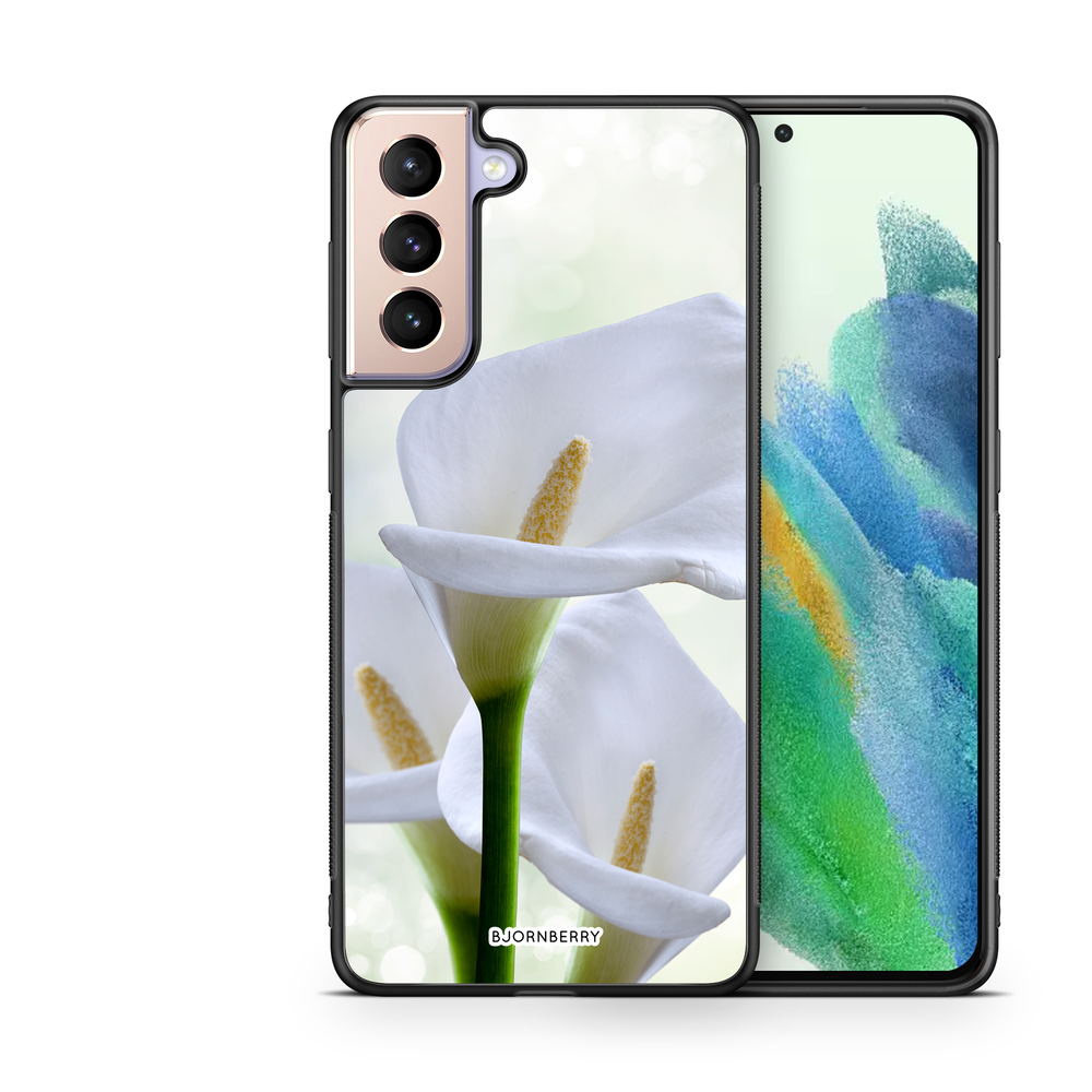Samsung Galaxy S21 FE 5G Case - White flower