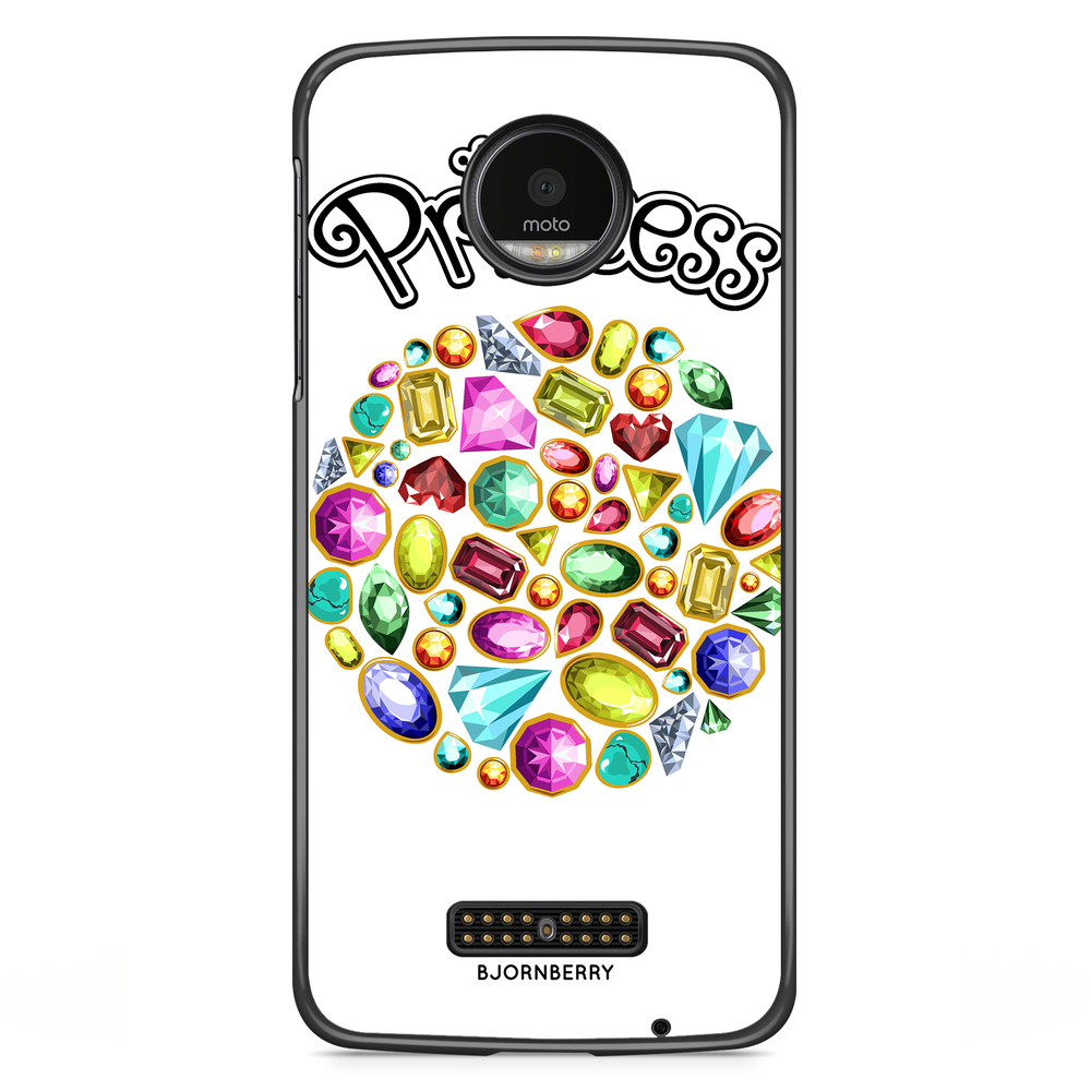 Moto Z2 Play Skal - Princess Diamanter