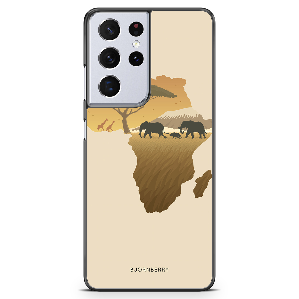 Samsung Galaxy S21 Ultra Case - Africa Brown