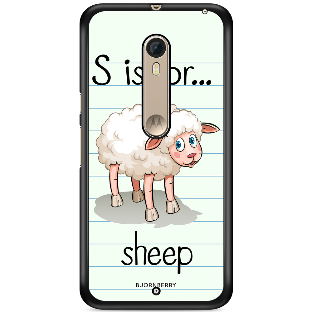 Moto X Style Case - S is for Sheep