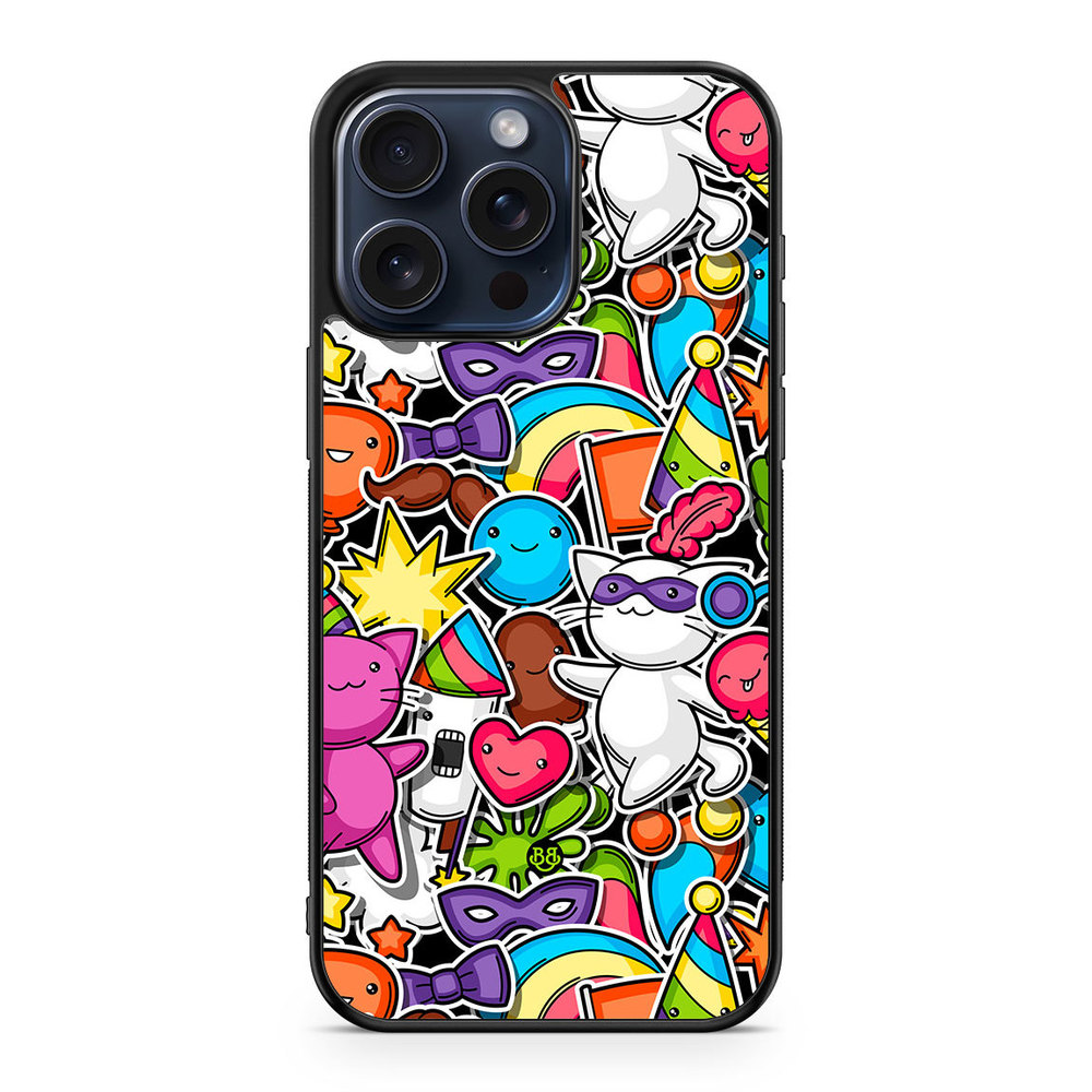 iPhone 15 Pro Max Case - Cute Sticker