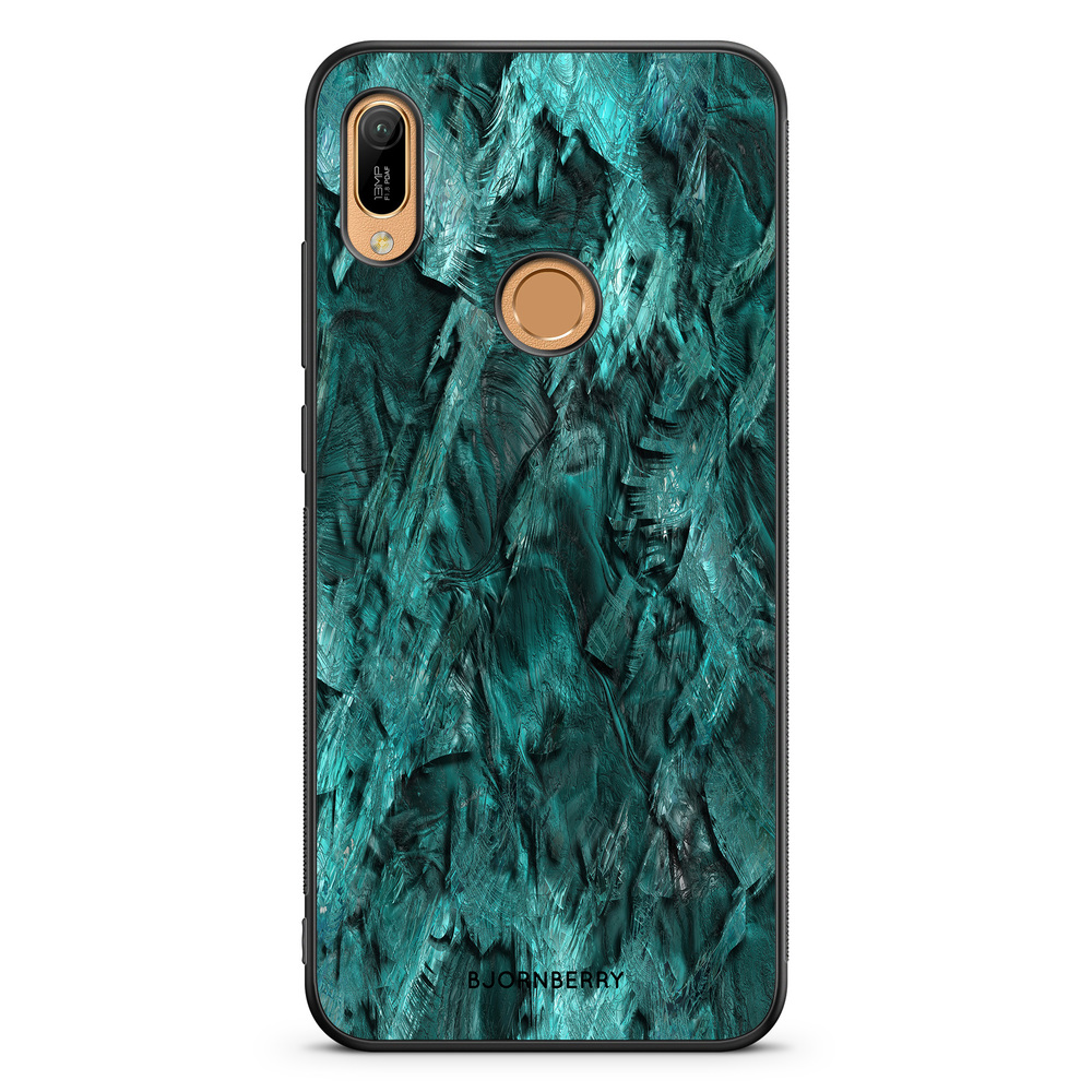 Huawei Y6 2019 Case - Green Crystal
