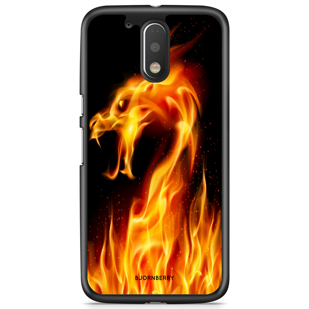Moto G4/G4 Plus Case - Flames Dragon