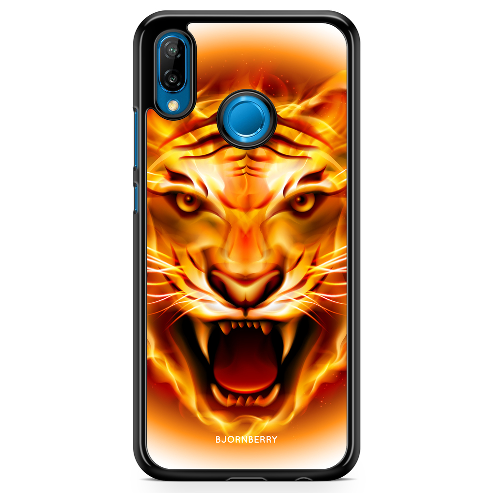 Huawei P20 Lite Case - Flames Tiger