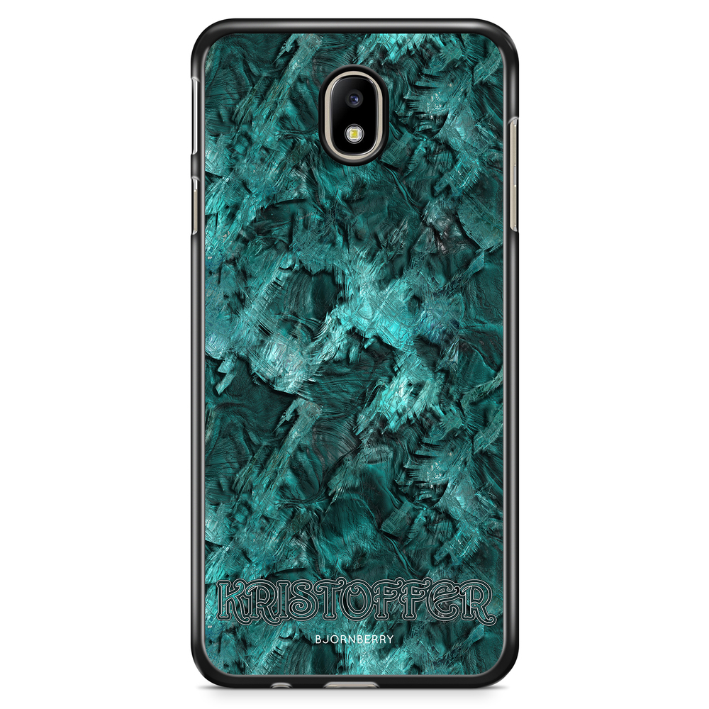 Samsung Galaxy J5 (2017) Skal Custom - Grön Namn