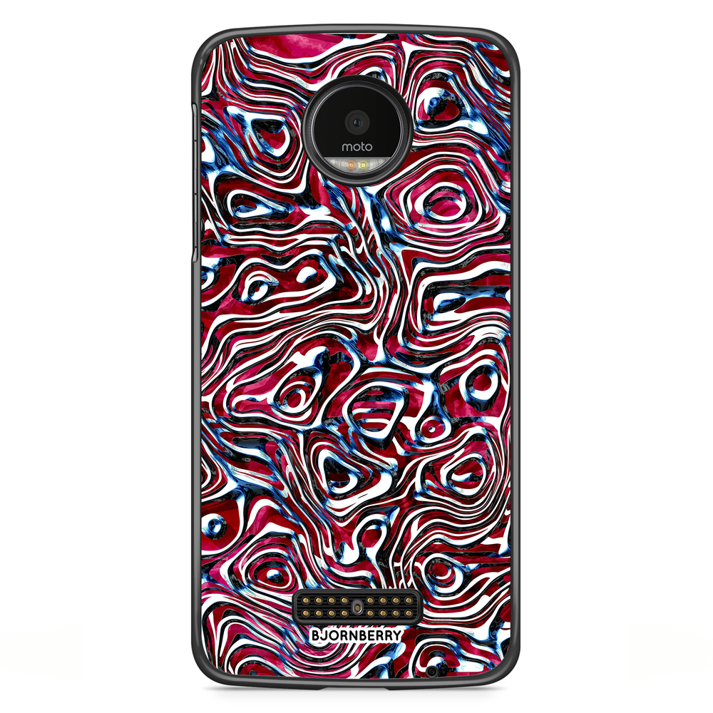 Moto Z2 Play Case - Mineral Pattern