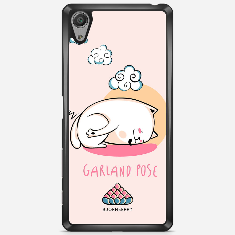 Sony Xperia X Performance Case - Yoga Cat Garland