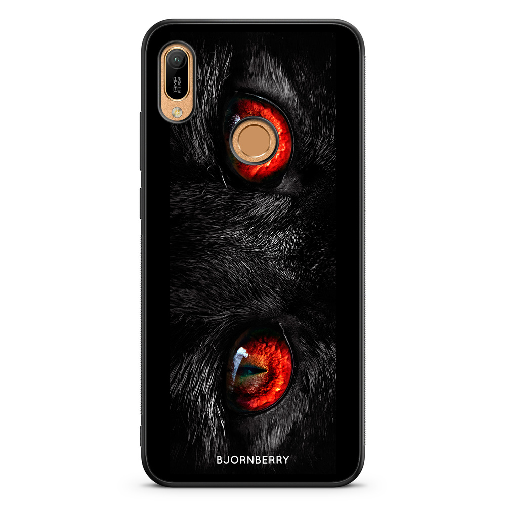 Huawei Y6 2019 Case - Red Cat Eyes