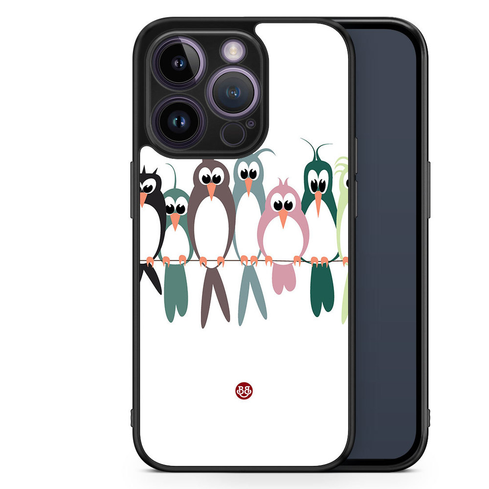 iPhone 14 Pro Case - Birds on a string