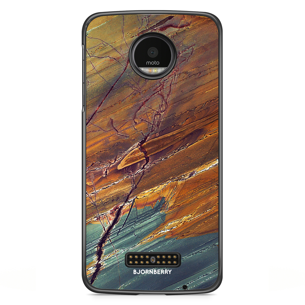 Moto Z2 Play Case - Marble Stone