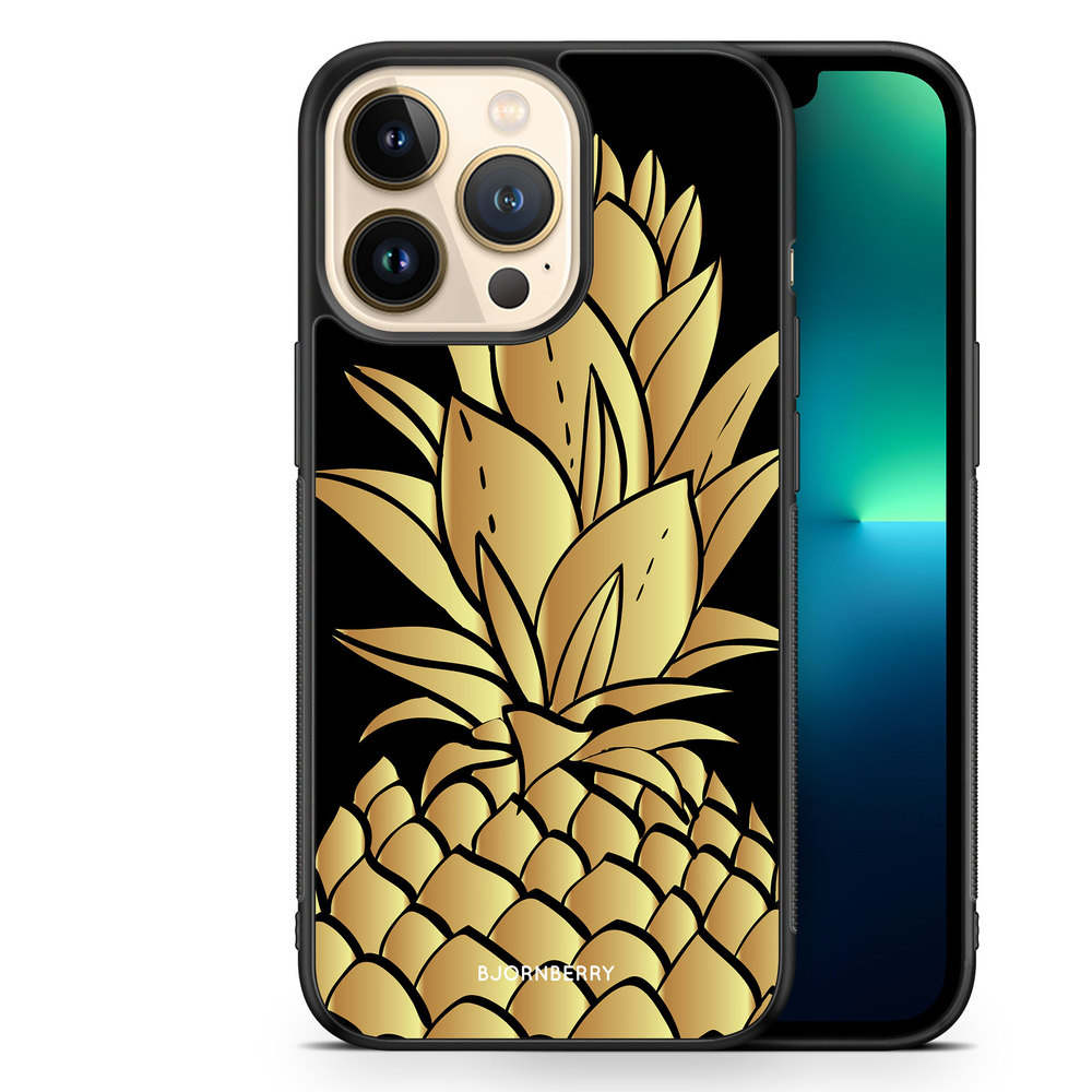 iPhone 13 Pro Case - Gold Pineapple