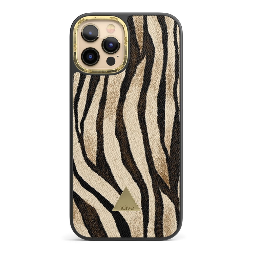 Naive iPhone 12 Pro Case - Tiger Skin