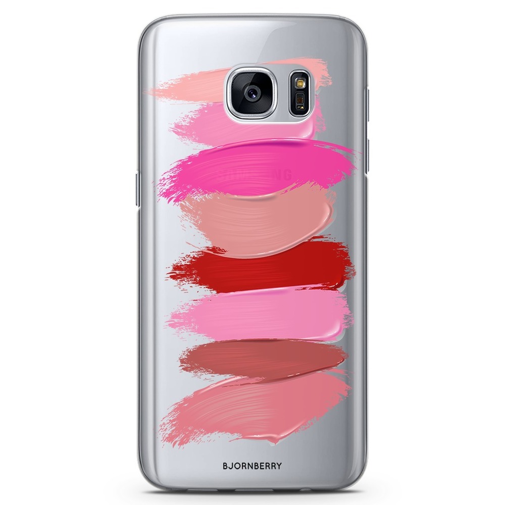 Samsung Galaxy S7 TPU Case - Lipstick Smears