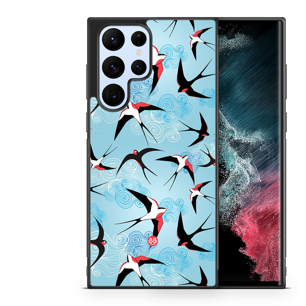 Samsung Galaxy S23 Ultra 5G Case - Swallows
