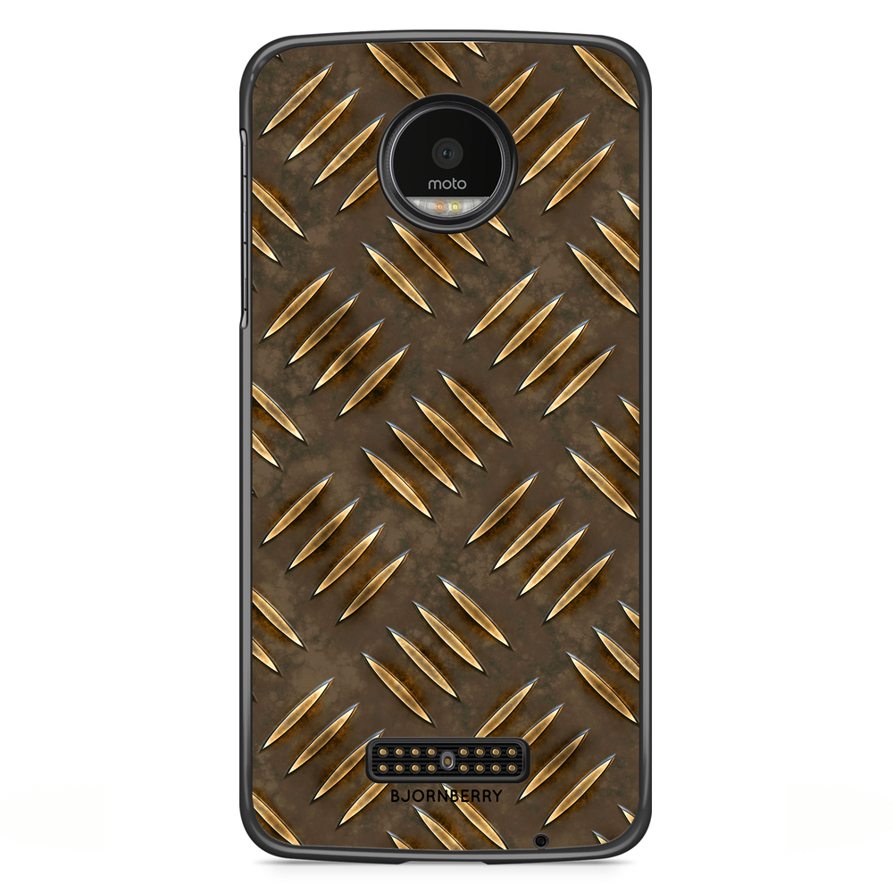 Moto Z2 Play Case - Steel Pattern