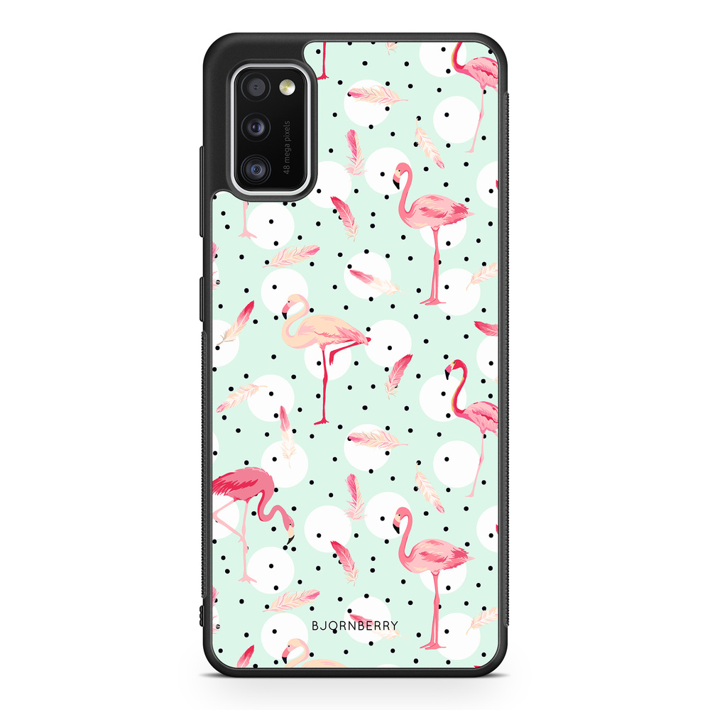 Samsung Galaxy A41 Case - Flamingos