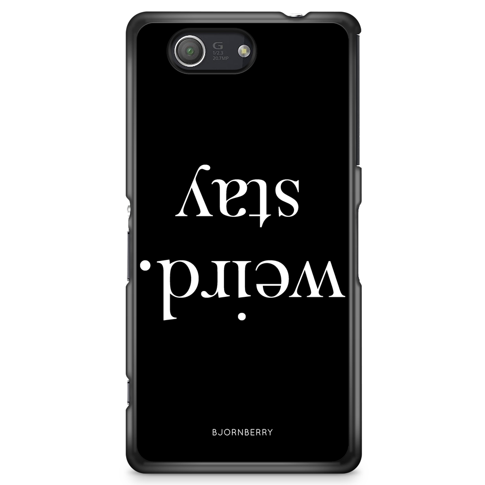Sony Xperia Z3 Compact Case - STAY WEIRD White