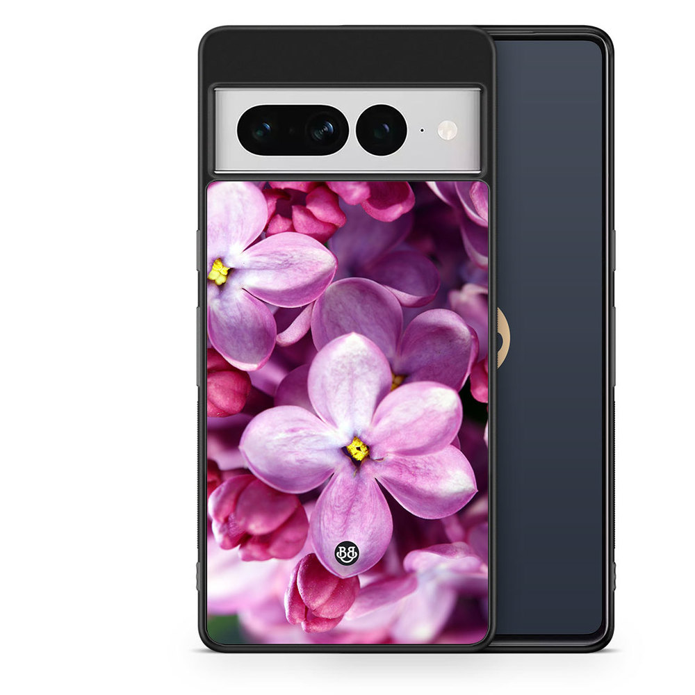Google Pixel 7 Pro Case - Purple Spring Flower