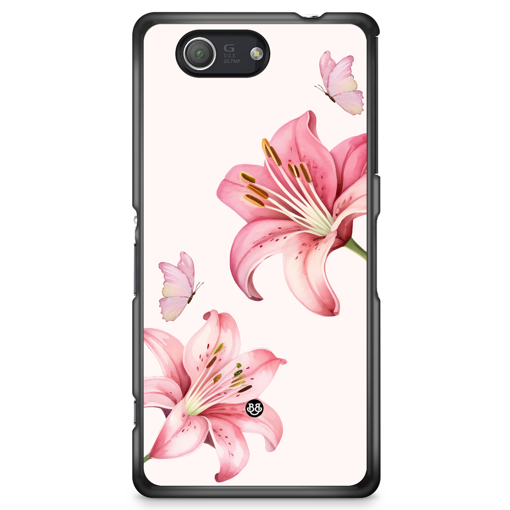Sony Xperia Z3 Compact Case - WILD BLOOM - Pink Lily