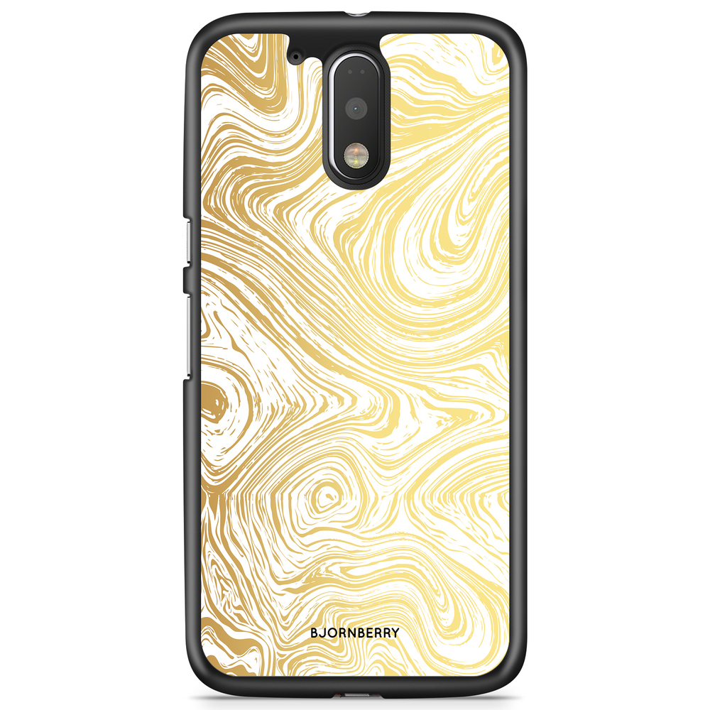 Moto G4/G4 Plus Case - Gold Marble