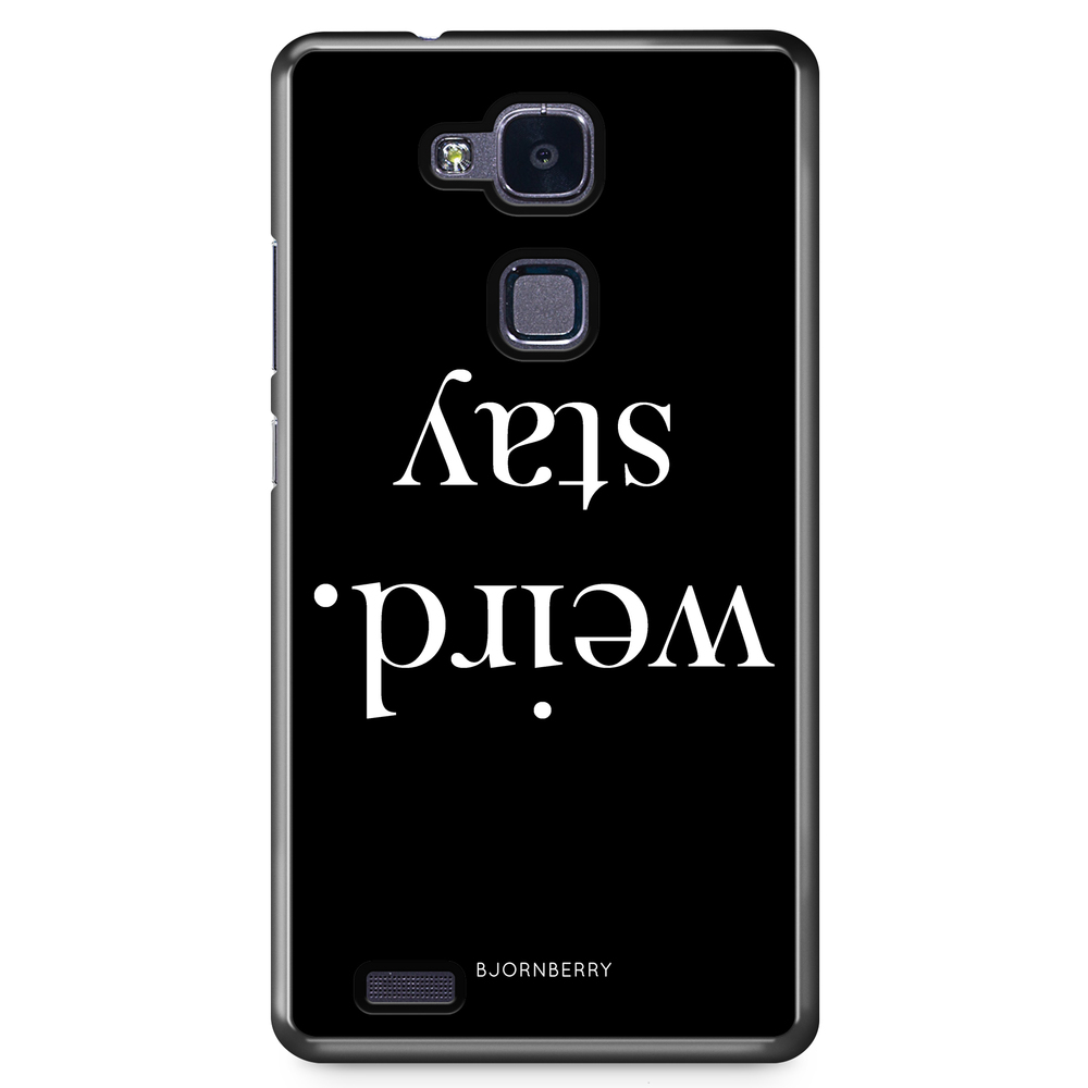 Huawei Honor 5X Case - STAY WEIRD White