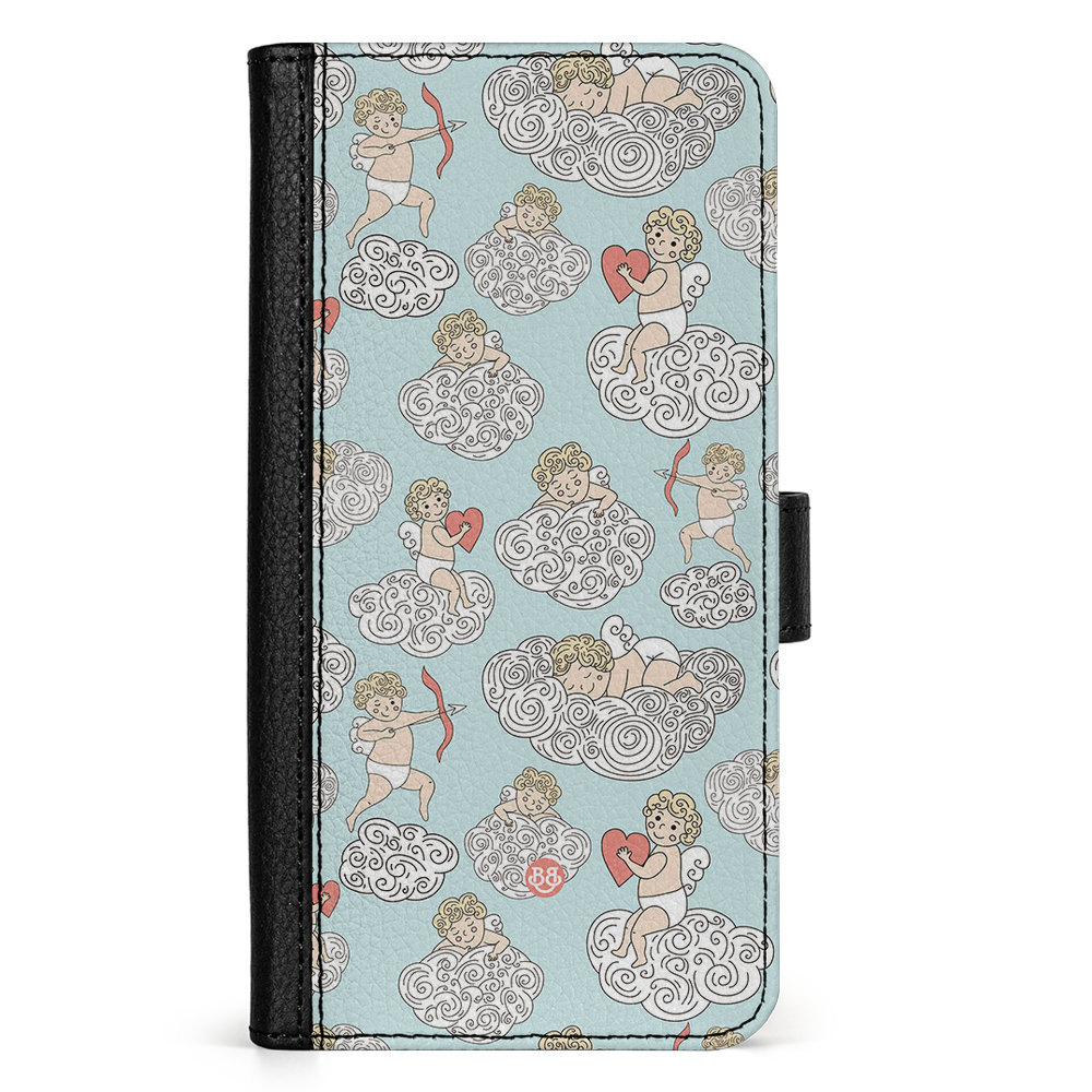Doro 8050 Wallet Case - Angels and Clouds
