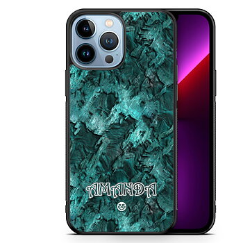 iPhone 13 Pro Max Custom Skal - Grön Namn