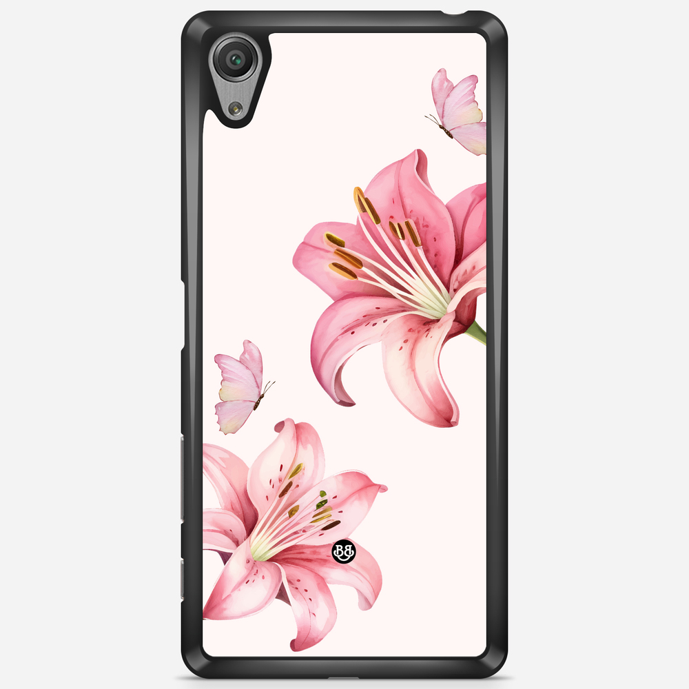 Sony Xperia X Performance Case - WILD BLOOM - Pink Lily