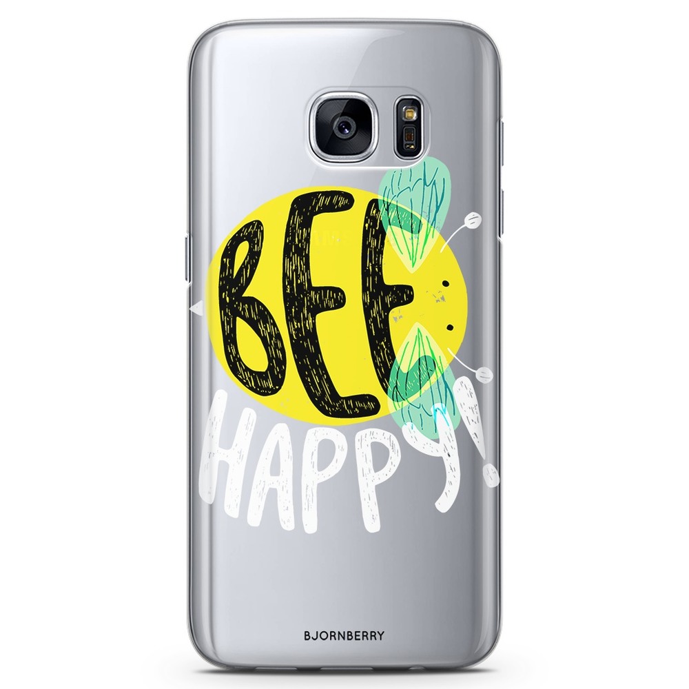 Samsung Galaxy S7 TPU Case - BEE HAPPY