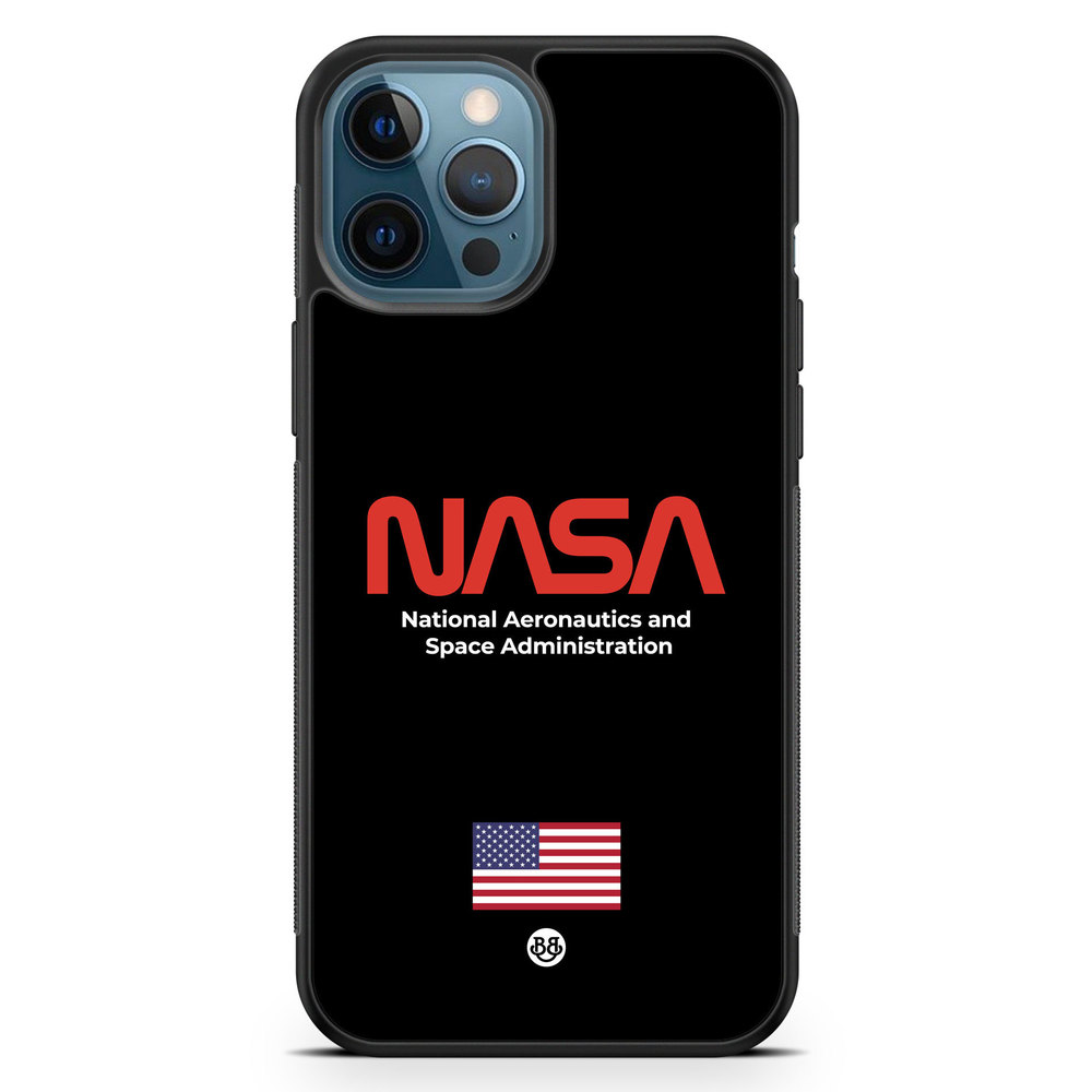 iPhone 12 Pro Case - NASA Worm Black