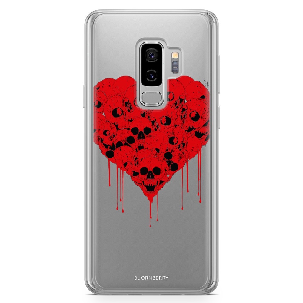 Samsung Galaxy S9 Plus Fashion Case - Skull Heart