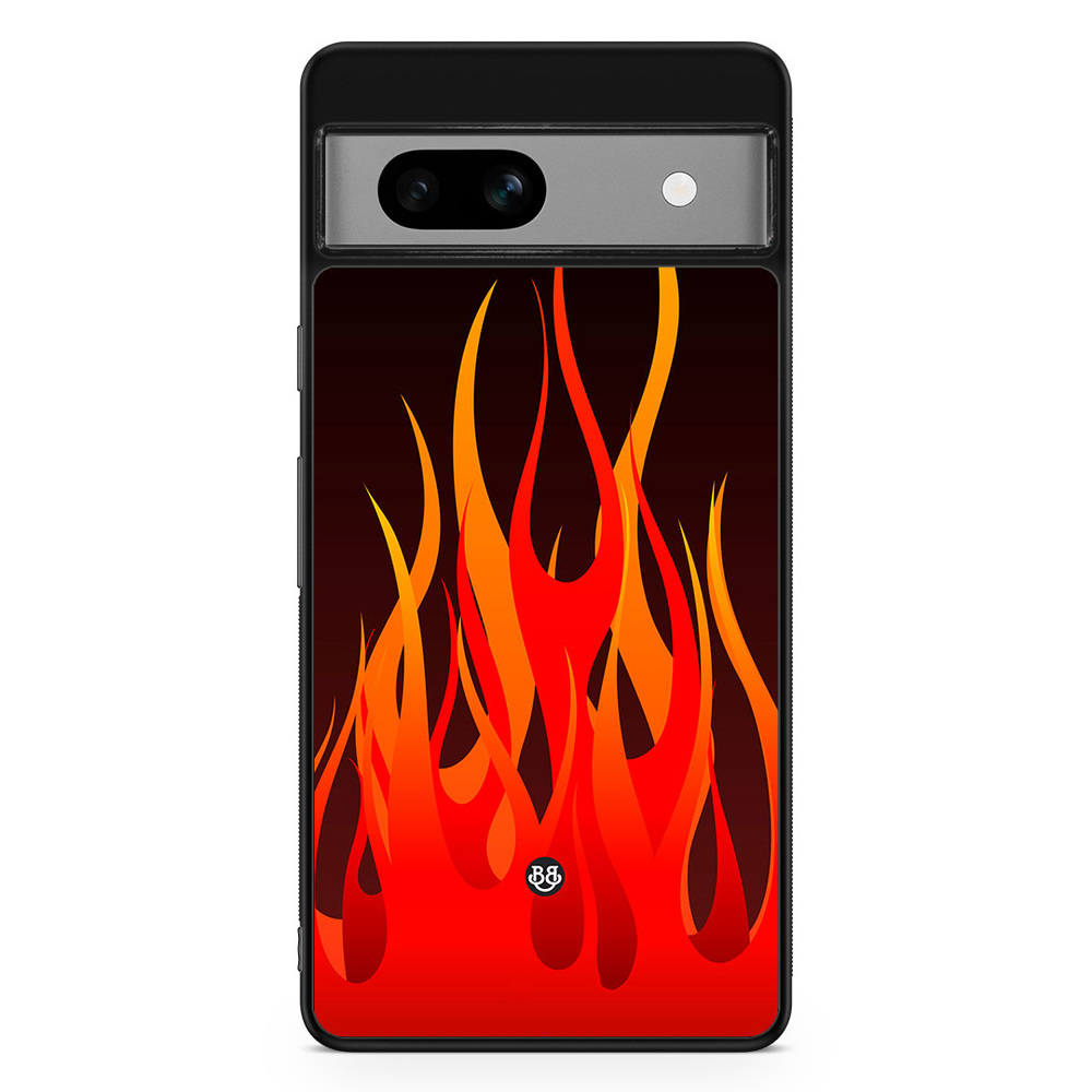 Google Pixel 7a Case - Flames