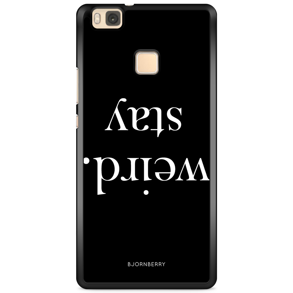 Huawei P9 Lite Case - STAY WEIRD White