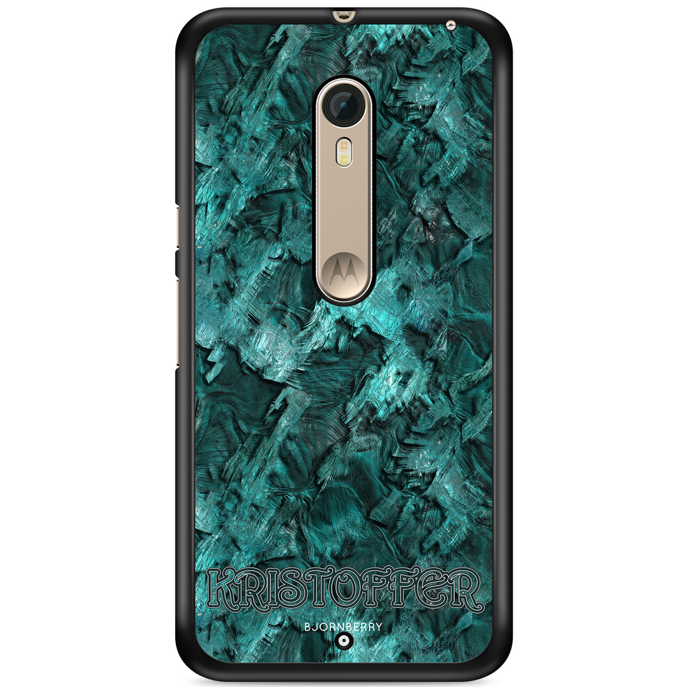 Moto X Style Case Custom - Green Name